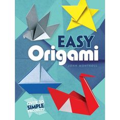 an easy origami book with the title, easy origami for beginners