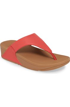 FitFlop Lulu Fit Flop (Women) | Nordstrom Comfortable Toe Loop Flip Flops With Arch Support, Synthetic Toe Post Sandals With Arch Support, Synthetic Toe Loop Flip Flops With Cushioned Footbed, Synthetic Toe Loop Flip Flops With Textured Footbed, Adjustable Synthetic Flip Flops With Gel Cushioning, Comfortable Adjustable Flip Flops With Gel Cushioning, Comfortable Adjustable Gel Cushioned Flip Flops, Adjustable Cushioned Toe Post Flip Flops, Terry Fabric