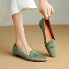 CHIKO Kenna Square Toe Block Heels Loafers Shoes feature leather upper, leather lining, rubber sole. Heel height is approx. 0.8" (2 cm) Rounded Wardrobe, Product Post, Shoe Pics, Chiko Shoes, Women Loafers, Block Heel Loafers, Square Toe Shoes, Embellished Shoes, Loafer Shoes Women