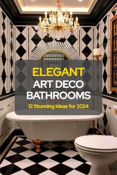 Art Deco bathroom design Old Hollywood Bathroom, Deco Bathroom Ideas, Art Deco Bathroom Ideas, Vintage Glam Bathroom, Hollywood Bathroom, Art Deco Bathrooms, Glamorous Bathroom, Glam Bathroom, Glamour Home