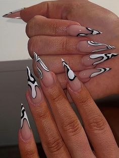 Nails | Stylish Nails | Trendy Nails Ideas | Cute Nails Design | Nails Acrylic | Basic Baddie Nails #Nails #nailsideas Nail Korean, Stiletto Press On Nails, Fairy Nails, Nail 2023, Nails Y2k, Long Almond, Sharp Nails, Nail Acrylic