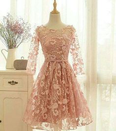 Teenager Dress, Pretty Homecoming Dresses, Prom Dress With Lace, Unique Homecoming Dresses, Dress With Lace Sleeves, Homecoming Dresses Lace, Mini Homecoming Dresses, Prom Dresses 2019