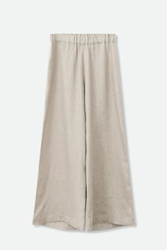 Summer never had it so good dressed in Premium Italian Linen styled with a wide leg cut. Beautiful drape highlights the perfect weight in this softly woven linen. Comfortable, easy wear - The vacation-ready Palmetto Pant features an elastic waist, and straight wide leg. Style with practically anything - dressed up with a heel or go casual in a flat and fitted top. Size Guide and Fit Designed for a comfortable loose fit. Fits as expected, take your usual. JLL4217 Linen Wide-leg Capris With Pockets, Linen Wide-leg Pull-on Bottoms, Italian Shirts, Organza Shirt, Blouse Pants, Linen Style, Beautiful Drapes, Silk Organza, Pull On Pants