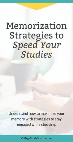 a person writing on a notepad with the text,'memoion strategies to speed your