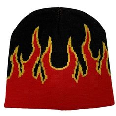 Introducing the COUVER Unisex Flame Fire Design Cuffless Beanie Hat Ski Beanie Hat, a must-have accessory for both style and functionality. Crafted with a blend of 55% Cotton and 45% Acrylic, this beanie offers a soft and comfortable feel, making it perfect for all-day wear during chilly weather. Its dual-layer knitted construction provides added warmth and durability, ensuring it stands up to the demands of outdoor activities. At 8 inches in length, this beanie fits most head sizes with ease, o Fire Design, Beanie Fits, Fire Designs, Winter Adventure, Chilly Weather, Red Fire, Beanie Hat, Cloth Bags, Beanie Hats