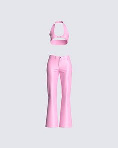 Who doesn't want a hot Barbie moment tho 🙌 this is the perfect set to get the whole gang together 💖 Euphoria Clothing, Edgy Glam, E Girl Outfits, Future Of Fashion, Welcome To The Future, Coord Set, No Waste, Top Pants Set, Mood Board Fashion