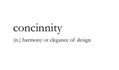 the word confinity is written in black and white