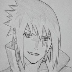 a pencil drawing of an anime character with long hair and eyes, wearing a hoodie