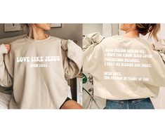 Christian Sweatshirts Cricut, Dear Person Behind Me Hoodie, Jesus Sweatshirts Hoodies, Bible Verse Crewneck, Jesus Apparel, Christian Apparel Sweatshirts & Hoodies, Dear Person Behind Me, Love Like Jesus, Christian Hoodies