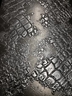 an abstract photograph of water droplets on a surface that looks like it has been made out of