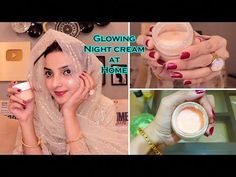 Skin Glowing Night Cream at Home for Younger Look0:00 Topic Intro - Night Cream0:36 When I Used this Cream2:11 How to Make Night Cream?2:22 1st Ingredient to... Diy Night Cream For Clear Skin, Face Whitening Tips At Home For Dry Skin, How To Make Night Cream At Home, Home Made Night Cream For Glowing Skin, Homemade Night Cream For Glowing Skin, Night Cream Homemade, Home Made Night Cream, Night Cream For Oily Skin, Night Cream For Glowing Skin