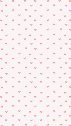 a white background with pink hearts on it