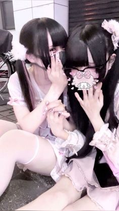 Jirai Kei, Yami Kawaii, J Fashion, Photo Idea, These Girls, Girl Hairstyles, Moon, Fashion Outfits, Hair