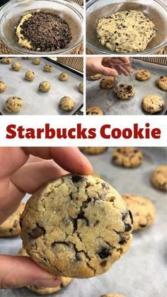 the process of making starbuck's cookie cookies