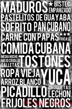 an image of the words in spanish on a black and white background