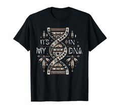 it's in my dna t - shirt with an image of a double strand of beads