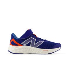 This sporty kids' running shoe blends next-level style with all-day comfort and performance. New Balance Fresh Foam, Kids Running, Strap Shoes, Metallic Colors, Red And Grey, Running Shoe, Big Kids, New Balance