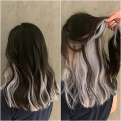 Hair Claim, Hair Dyed Underneath, Blonde Underneath, Half Dyed Hair, Hairstyle Inspo