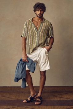 Outfits Quotes, Vacation Outfits Men, Marlon Teixeira, Mens Summer Outfits, Spring Outfits Men, Todd Snyder, Mens Outfit Inspiration, Men Street