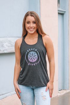 Love the logo-and easy to go from casual to dressed up with simple addition of a jacket, jewelry & cute shoes! Berlin Maryland, Custom Tank Tops, Charcoal Color, Dress Romper, Denim Blue