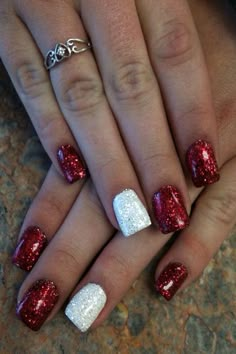 Christmas Shellac, Unghie Sfumate, Nails Holiday, Shellac Nails, Nails Simple