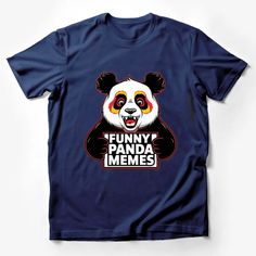 Funny Panda Memes T-Shirt, Colorful Panda Bear Graphic Tee, Unisex Casual Wear Male T-Shirt Custom graphic T-Shirt.Customize your color Bear Graphic Tee, Mom Bear, Pop Art Shirt, Funny Panda, Animal Graphic Tee, Panda Tshirt, Classic Cartoon Characters, Cartoon Panda, Graphic Print Shirt