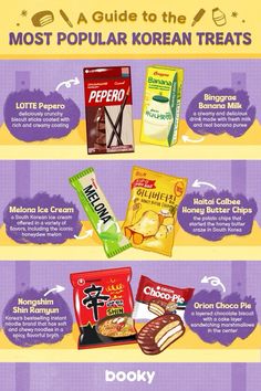 the most popular korean snacks info