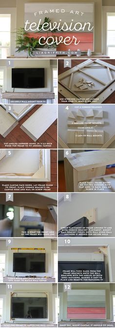 the instructions for how to make an easy diy project with plywood and paint