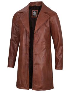 Cognac wax brown leather coat Classic Brown Leather Jacket For Winter, Classic Cognac Leather Jacket For Fall, Classic Cognac Leather Jacket For Winter, Classic Vintage Brown Leather Outerwear, Classic Cognac Outerwear For Work, Classic Leather Outerwear With Leather Lining, Brown Leather Outerwear For Work, Formal Brown Outerwear With Leather Lining, Classic Cognac Leather Jacket