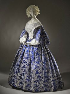 1850s Fashion, Fashion Museum, Flora Dress, Historic Clothing, Old Dresses