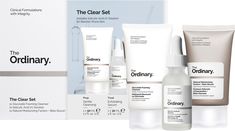 Clear Set erbjuder målinriktad vård för utslagsbenägen Hud med salic Acid 2% Solution.Satsen innehåller:- Glucoside Foaming Cleanser 30 ml- Salic Acid 2% Solution 30 ml- Naturliga fuktgivande faktorer + betaglukan 30 mlSkumrengöring för glukosid:Är en gelliknande skummande rengöring som hjälper till att avlägsna smuts och föroreningar från omgivningen.Hjälper till att skydda känslig Hud, inklusive spädbarn. Med tiden förbättrar den även hudens utseende, renhet, struktur, lyster och smidighet.Sal Ordinary Skincare Set, The Ordinary Skincare Set, Peroxide For Acne, Amazon Skincare, The Ordinary Glycolic Acid, The Ordinary Hyaluronic Acid, Serum Cream, Favorite Skincare Products, Acne Blemishes