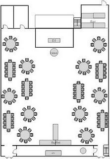 a floor plan for a restaurant with tables and chairs on the top, and an image of