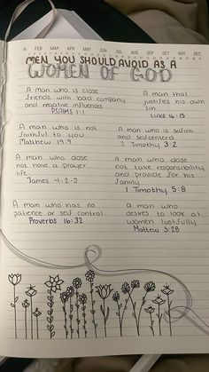 Women of God Notes Men You Should Avoid Bible, Women Of God Bible Study, 300 Things I Want List From God Ideas, Bible Study Notes Kjv, Bible Study Plans For Women Small Groups, Bible Study Acronyms, How To Make Bible Notes, How To Become A Woman Of God, Becoming A Woman Of God