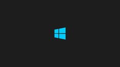 the windows logo is shown in black and blue, as if it were taken from a computer screen