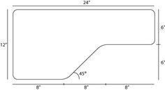 an image of a line drawing showing the width and height of a rectanglel