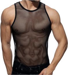 95% Polyester, 5% Spandex
All-over mesh material, super soft and breathable.
Sexy hollow-out tank tops present a hot men profile.
High elastic undershirts give you enough stretch and comfort.
Ideal men muscle vests for beach/vacation/party/bar/date. Men Profile, Mesh Undershirt, Bar Date, Sparkly Shorts, Black Armor, Mens Undershirts, Metallic Shorts, Party Bar, Muscle Tank Top