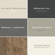 the different colors of wood that are used for furniture and wall coverings, including white,