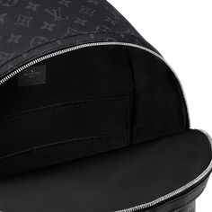 LOUIS VUITTON® - Discovery Backpack - Black Luxury Black Leather Backpack In Coated Canvas, Luxury Black Leather-coated Canvas Backpack, Luxury Black Coated Canvas Leather Backpack, Designer Black Coated Canvas Backpack, Luxury Black Backpack, Luxury Black Standard Backpack, Modern Black Backpack, Luxury Black Backpack With Zipper Closure, Black Luxury Backpack With Zipper Closure