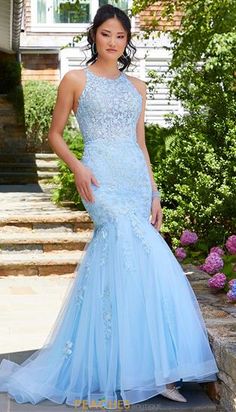 Prom Dresses Online - Page 4 | Gowns for Prom 2023 High Neck Evening Gown, Blue Gown Dress, Net Dress, Prom Dress Stores, Prom Dress Styles, Designer Prom Dresses, Mori Lee, Prom Designs, Perfect Prom Dress