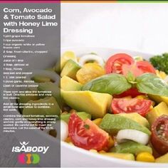 a brochure with an image of a salad in it