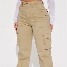 Size 15 Tall No Tags Runs Big Tan Beige Cargo Jeans For Fall, Fall Beige Cargo Jeans, Beige Utility Cargo Jeans, Khaki Utility Cargo Jeans For Spring, Spring Utility Cargo Jeans In Khaki, Spring Khaki Utility Cargo Jeans, Spring Khaki Cargo Jeans With Multiple Pockets, Fitted Khaki Cargo Jeans Casual, Casual Fitted Khaki Cargo Jeans