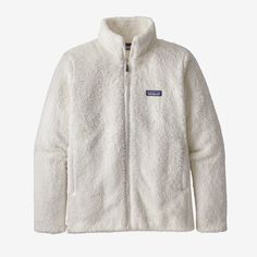 Patagonia Women's Los Gatos Fleece Jacket Coffee Roaster, Fleece Jacket Womens, Local Coffee, White Fleece, Womens Parka, Selling Clothes, Collar Designs, Womens Fleece, Patagonia Womens