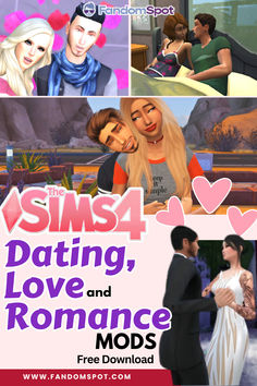 the sims4 dating, love and romance mods