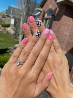 Summer To Fall Nails Short, Different Hand Nails, Nail Colors For Summer 2024, Luminary Nails Design Short, Gel Nails For Kids, Nail Art Designs Simple, Dainty Nails, Shorties Nails, Cowboy Nails