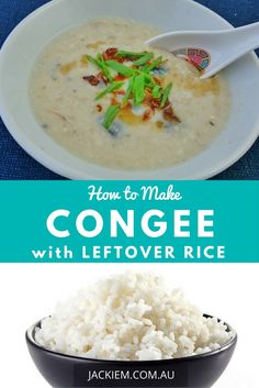 how to make congee with leftover rice