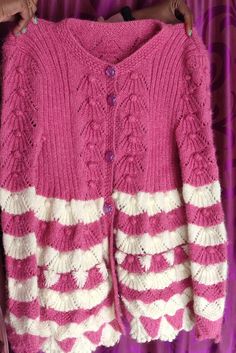 Hand made  Pink and white full sleeve woman Woolen sweter winter wear,gift for her Woolen thread Hand Knitting  Wool vardhman White Knitted Long Sleeve Sweater, Pink Long Sleeve Knitting Pattern, White Long Sleeve Knitted Sweater, White Hand Knitted Long Sleeve Sweater, White Hand Knitted Long Sleeve Outerwear, Knitting Wool, Sleeves (women), Winter Wear, Full Sleeve