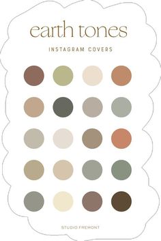 the earth tones instagram covers