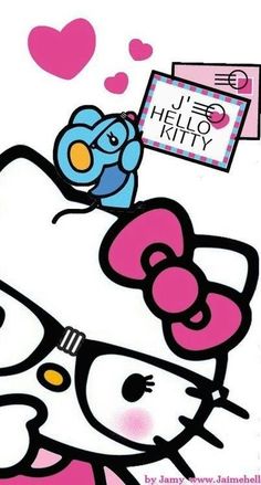 an image of a hello kitty cartoon character