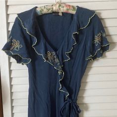 Vintage Betsey Johnson Vintage Betsey Johnson, Embroidered Midi Dress, Betsey Johnson Dresses, Dresses Vintage, Embroidered Silk, Dresses Xs, Betsey Johnson, Vintage Dresses, Midi Dress