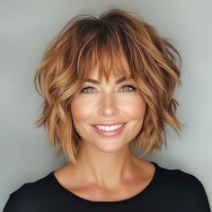 Medium Pixie With Bangs, Messy Textured Bob, Fine Hairstyles With Bangs, Short Full Hairstyles, Short Bob With Bangs Hairstyles, Shaggy Bob Haircut With Bangs, Bob With Light Bangs, Short Shag Bob With Bangs, Womens Bob Haircuts